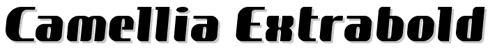 Camellia ExtraBold font